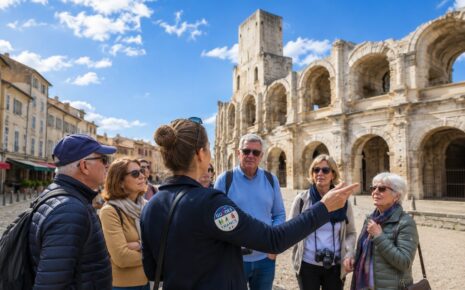 Visit Arles tour guide group