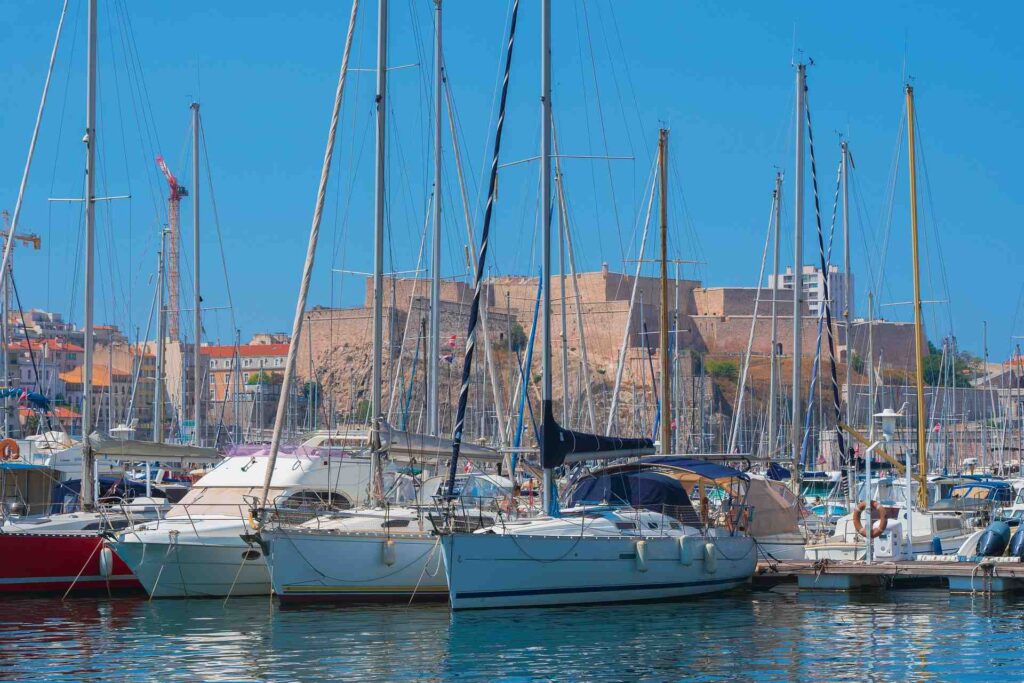 old port with fort