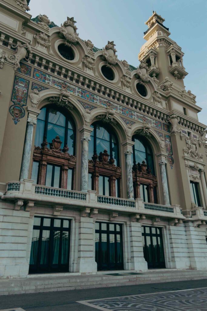 outside the opera de monte carlo
